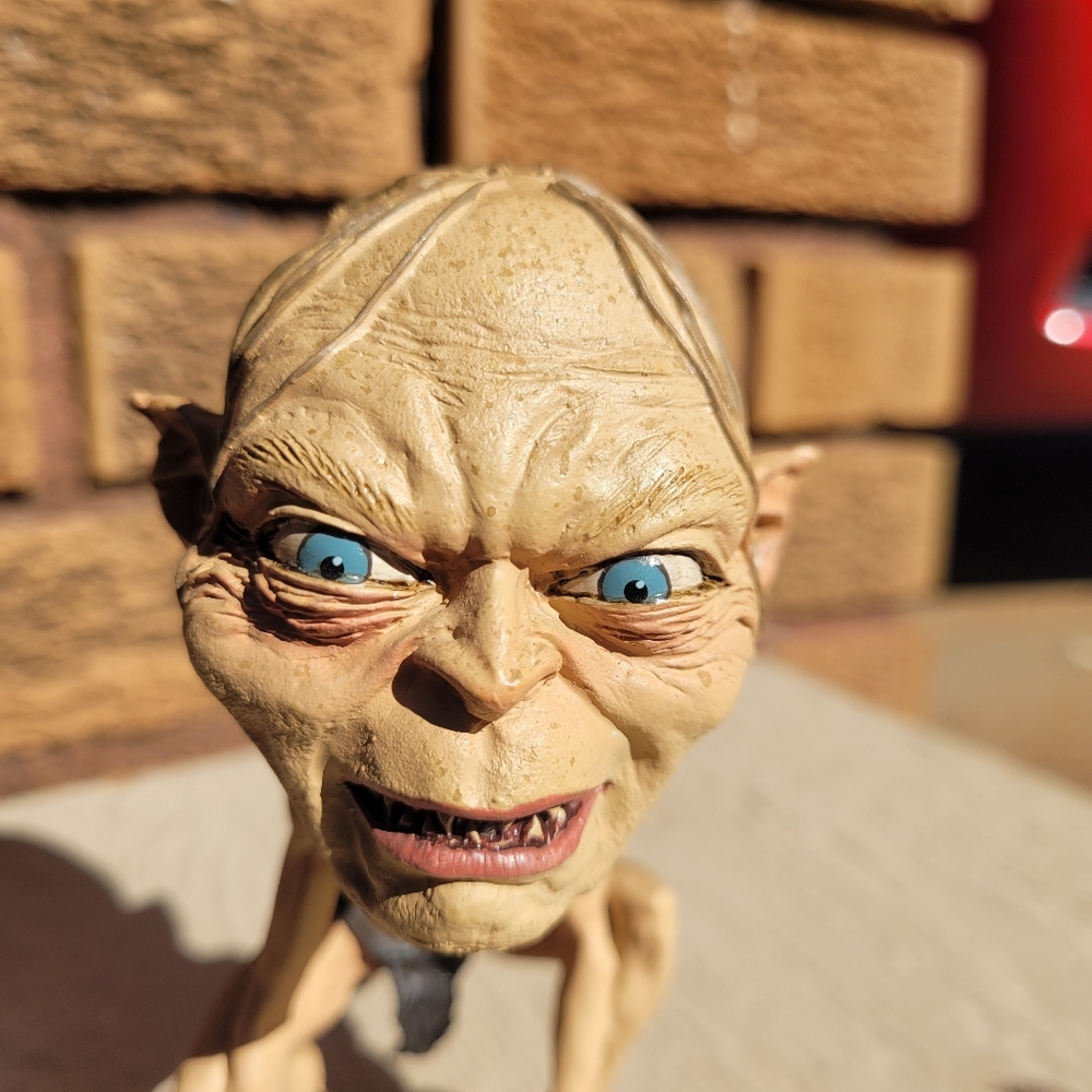 The Lord of the Rings Gollum Smegal  Extreme Head Knockers New Line Cinema NECA